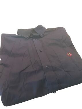 Duck Head sz large Men's navy Button-Down Shirt with Logo NWT